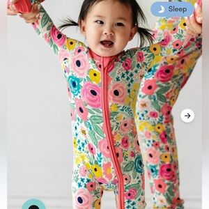 Little Sleepies Secret Garden Zippy 6-12 Months